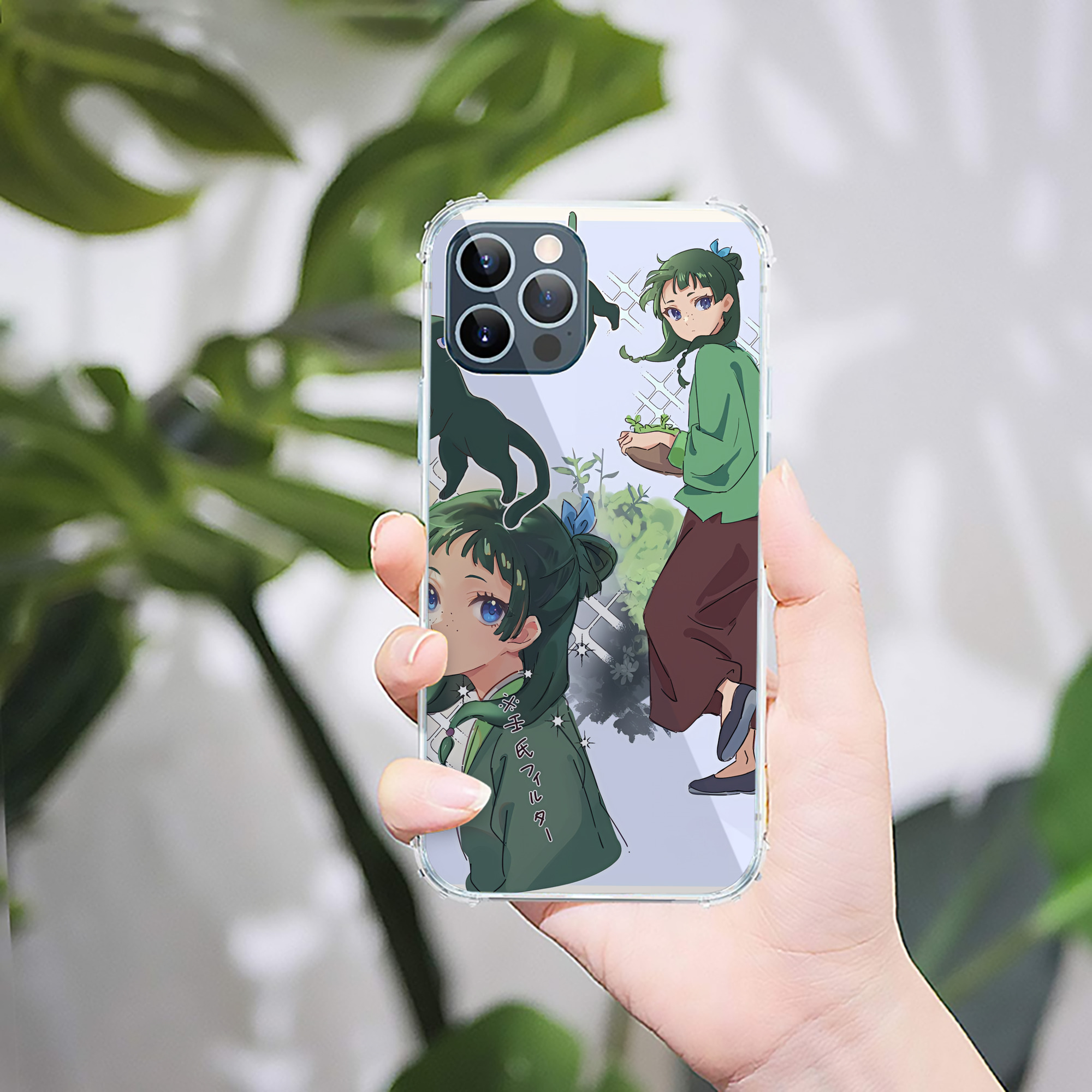（画像用） 薬屋のひとりごと The Apothecary Diaries 【iPhone 12シリーズ対応】透明スマホケース（クリアソフトケース）